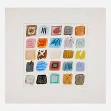 Ida Kohlmeyer, Untitled, 1976, mixed media on canvas