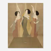 Hayv Kahraman, The Celebrity, 2018, oil on linen