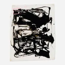 Joan Mitchell, Untitled, 1958, tempera on acetate