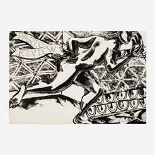 Robert Kushner, Untitled, 1982, lithograph