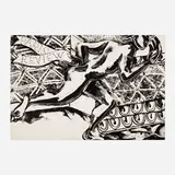 Robert Kushner, Untitled, 1982, lithograph