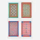 Dee Shapiro, Four works from the Hejaz series, screenprint in colors