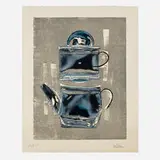 César Baldaccini, Cafetière, 1970, lithograph and etching in colors on Arches