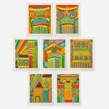 Clayton Pond, Capitol Ideas, 1974, screenprint in colors