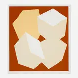 Charles Hinman, Untitled, 1976, screenprint in colors
