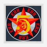 Robert Indiana, ERR (from the American Dream No. 5 (The Golden Five) portfolio)