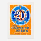 The Santa Fe Opera poster by Robert Indiana, 1976, screenprint in colors, sold Nov 2023