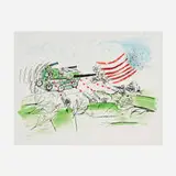 Roberto Sebastian Matta, La Guerre, 1970, lithograph in colors
