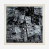 Robert Rauschenberg, Untitled IX (from the Surfaces Series, from Currents suite), 1970, screenprint in colors on Aqua B 844