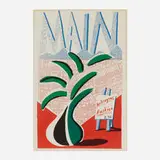 David Hockney, Main (magazine cover), 1987, lithograph in colors