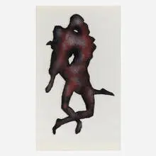 Richard Artschwager, Lovers, 2004, screenprint in colors on wove paper