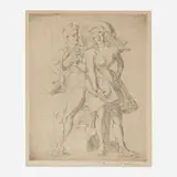 Reginald Marsh, League Print, 1949, etching