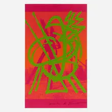 Mark di Suvero, Untitled (Jazz at Lincoln Center), 2000, screenprint in colors