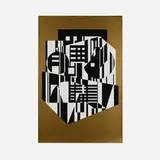 Trompette by Victor Vasarely, 1982, screenprint in colors, sold Nov 2023