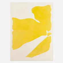 Jack Youngerman, Yellow Push, 1966, lithograph