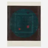 Masaji Yoshida, Space No. 58, 1966, woodblock in colors