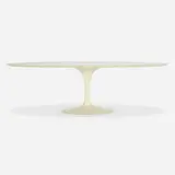 Eero Saarinen, Tulip dining table, model 175W, laminate, lacquered plywood, lacquered steel