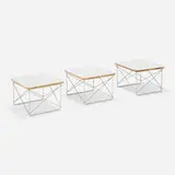 LTRs, set of three by Charles and Ray Eames, 1950, laminate over plywood, zinc-plated steel, sold Sep 2024