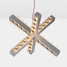 Downtown, Intersection lamp, c. 2000, aluminum, plastic