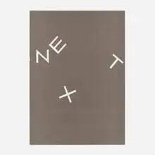 NeXT logo presentation book by Paul Rand, 1986, offset lithograph, sold Sep 2024