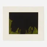 Robert Motherwell, Delta, 1981, lift-ground etching and aquatint in colors on German Etching paper