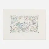 Claes Oldenburg, Ice Cream Desserts, B, 1976, etching and aquatint in colors