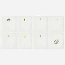 Richard Tuttle, Up, to 7, 2000, etching and aquatint in colors