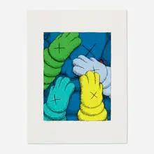 Untitled (from the Urge portfolio) by Kaws, 2020, screenprint in colors, sold Aug 2024