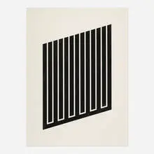 Untitled by Donald Judd, 1978-79, aquatint and etching, sold Aug 2024