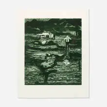 Peter Doig, Echo Lake (from the Cubitt portfolio), 2000, etching and aquatint