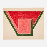 Union (from the Eccentric Polygons series) by Frank Stella, 1974, lithograph and screenprint in colors on Arches, sold Aug 2024