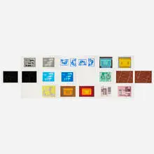 Josef Albers, Folio I; Folio II (sixty-six works from Formulation Articulation), 1972, screenprint in colors