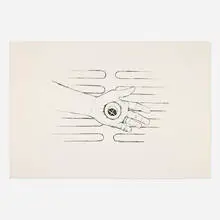 Robert Gober, Untitled, 2000, lithograph on Fabriano Tiepolo