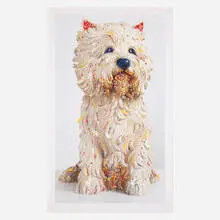 Jeff Koons, Puppy, 1998, offset lithograph and screenprint in colors