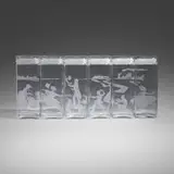 Kara Walker, Untitled (Canisters), 1997, acid-etched glass