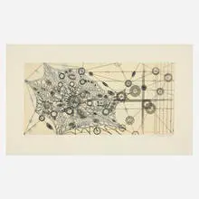 Judy Pfaff, Untitled, 2004, etching