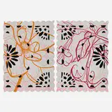Ana Maria Hernando, Las aberturas, los organos que esperan (diptych), 2005, lithograph in colors with cut-outs