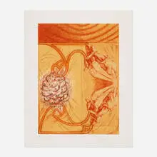 John Newman, Rusty Curtain Lecture, 2003, lithograph in colors on BFK Rives