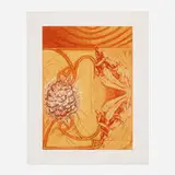 John Newman, Rusty Curtain Lecture, 2003, lithograph in colors on BFK Rives