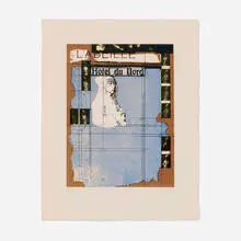 Joseph Cornell, Hotel du Nord (Little Durer), 1972, screenprint in colors with varnish and stencil on Arches
