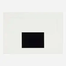 White Bar with Black by Ellsworth Kelly, 1973, lithograph, graphite, sold Aug 2024