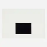 White Bar with Black by Ellsworth Kelly, 1973, lithograph, graphite, sold Aug 2024