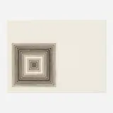 Sharpsville by Frank Stella, 1972, lithograph in colors, sold Aug 2024