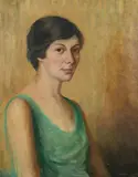 Walter Leighton Clark, Portrait of a Lady, Oil on canvas