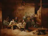 Continental School, Lively Tavern Scene, LIVELY TAVERN SCENE, oil on canvas