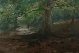 Belgian School, Landscape with Old Tree, LANDSCAPE WITH OLD TREE, oil on canvas