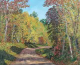 Harry Martin Book, Autumn Landscape, Oil on canvas