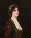 Aby Altson, Portrait of a Beauty, Oil on canvas