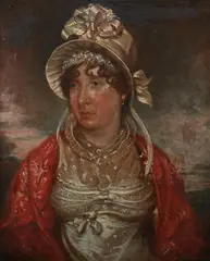 Sir John Hoppner, Portrait of Mrs, GLOVER, oil on canvas
