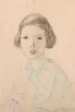 Frederick Carl Frieseke, Portrait of a Young Girl